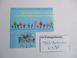 Voll Ort Ersttagsstempel 3863 Gadmen
