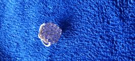 Fingerring Silber mit Schmuckstein 