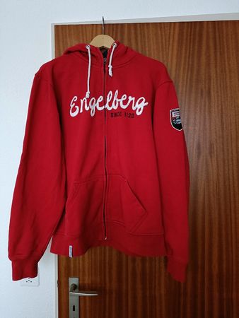 Roter Engelberg Kapuzenpullover Grösse L