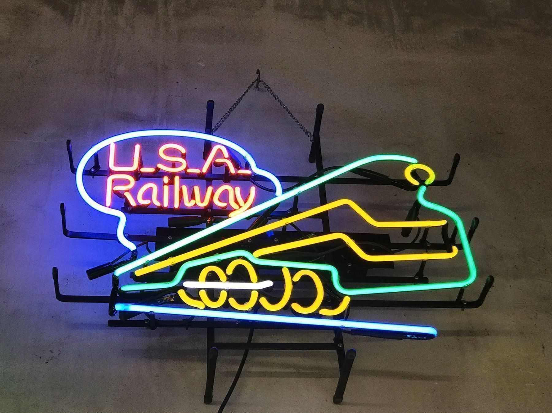 Insegne: Neon USA Railway – Usato da Konolfingen venduto da Smond