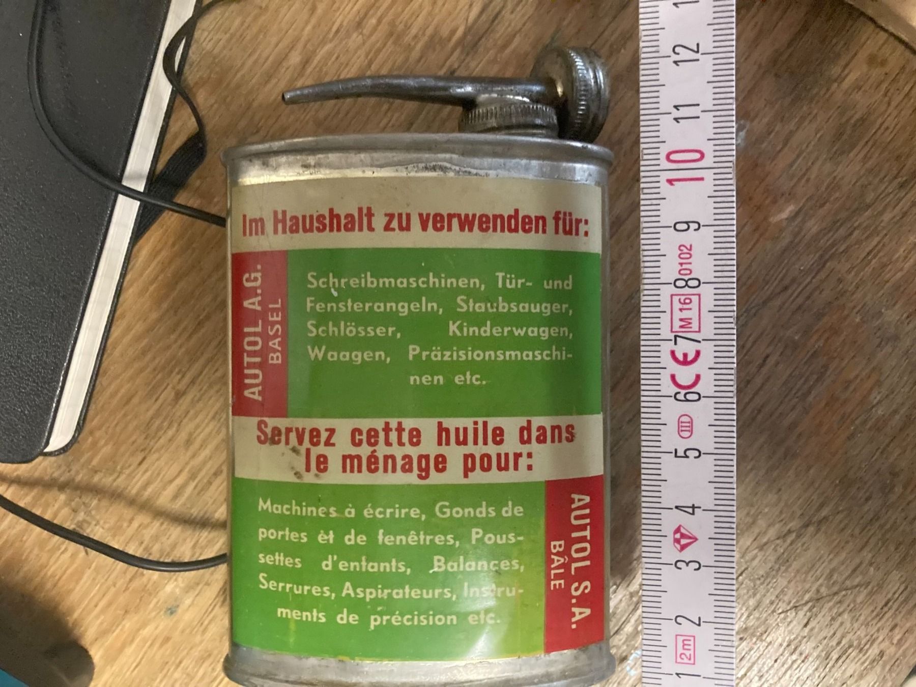 Tutti gli attrezzi: Oelkännchen MOEBIUS, AUTOL A.G. Basel – Usato da Filzbach venduto da Sugi7 4