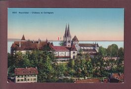 NEUCHÂTEL - Château et Collégiale