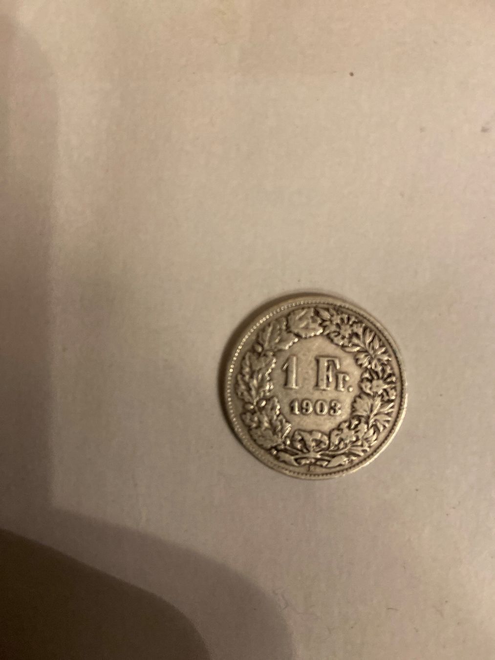 Tutti le monete: 1 Franken Münze 1903 – Nuovo (secondo la descrizione) da Zürich venduto da ragusa45