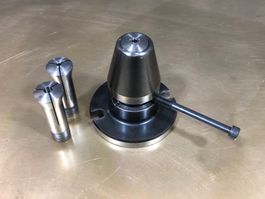 Spannstock verm. Schaublin, mit 3 Spannzangen