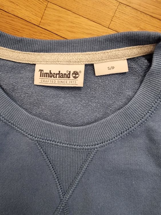 Pullover sweat shirt TIMBERLAND homme bleu ciel Taille S Acheter