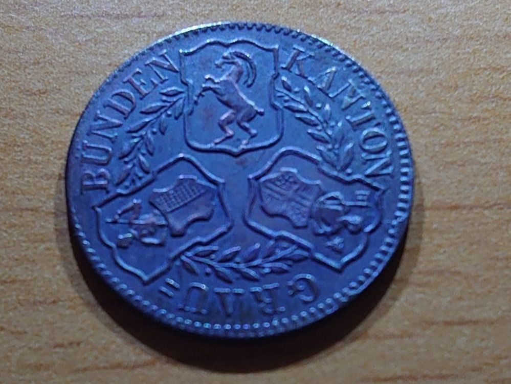Tutti le monete: Graubünden: 1/2 Batzen 1842 – Usato da Pfungen venduto da Aguti77 1
