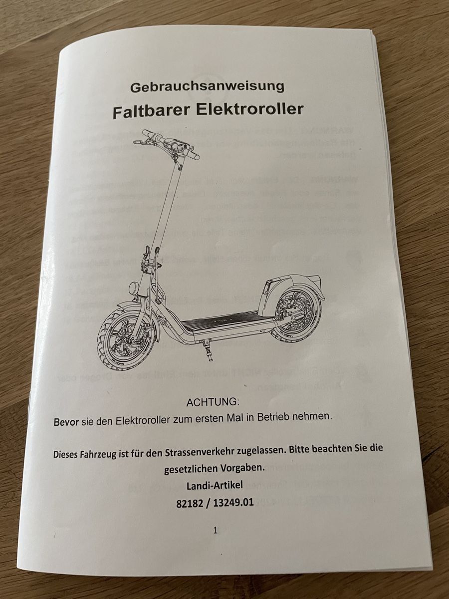 Scooter: Elektro-Trottinett – Nuovo (secondo la descrizione) da Erlinsbach SO venduto da Rpavone 3