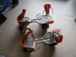 alte Rollschuhe Hudora . ca 1970