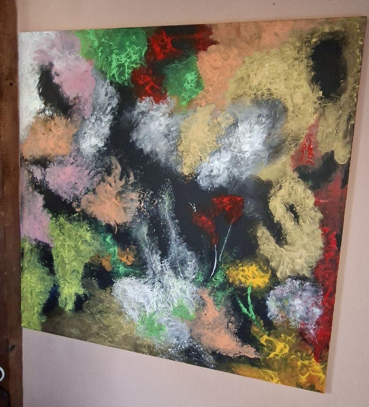 Dipinti: Gemälde " Abtauchen"  handmade 100×100 – Nuovo (secondo la descrizione) da Riehen venduto da Steinbock1970 3