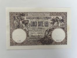 Ancienne billet  de banque  roumaine