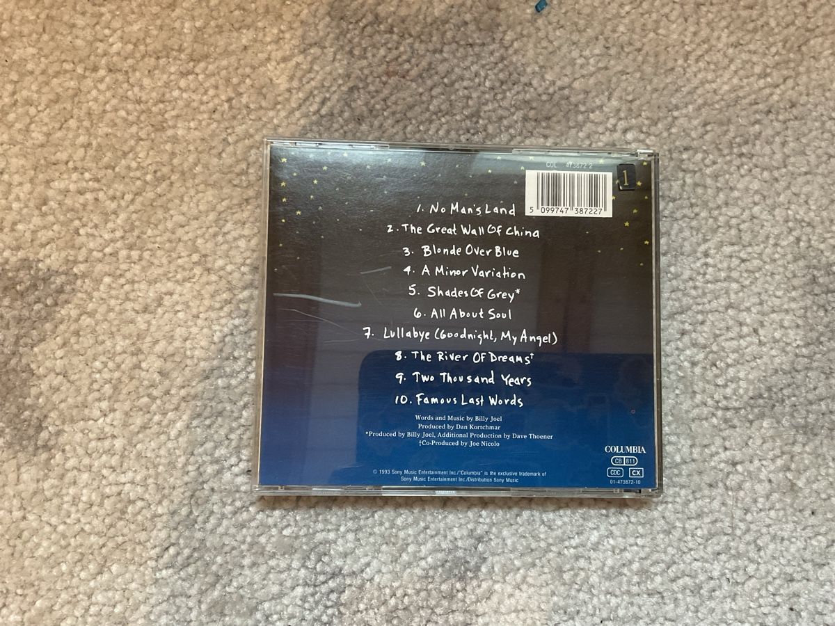 CD: Billy Joel - River of Dreams CD – Usato da Grub SG venduto da Vinciguerra 1