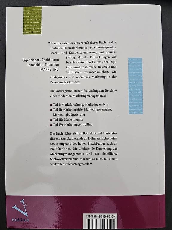 Bücher: Marketing: Mit vielen Praxisbeispielen – Gebraucht aus Rickenbach SZ von vanille0200 1