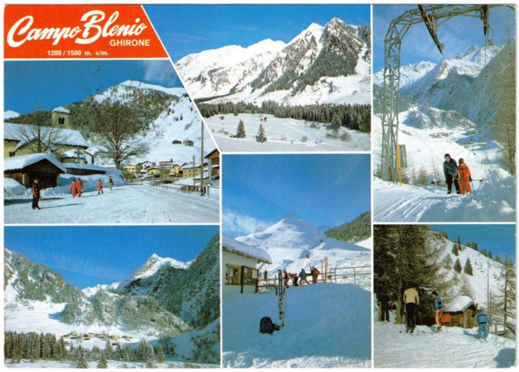 Cartoline postali: Campo Blenio - 6 Bild AK – Usato da Binningen venduto da Mountainrider