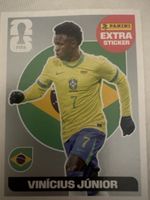 Panini Extra Sticker Vinícius Júnior Brasil neuwertig Silber