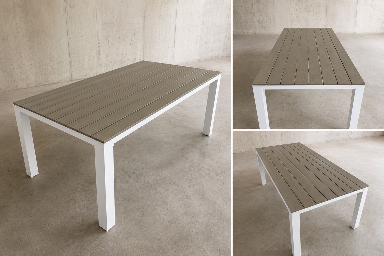 Maisons du monde Tische: Gartentisch Grau Weiss L 173cm – Gebraucht aus Effretikon von pizzamen