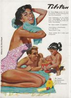 gr. Vintage Reklame,Ebnat-Kappel,Biokosma,Tibetan,Sonne,1959