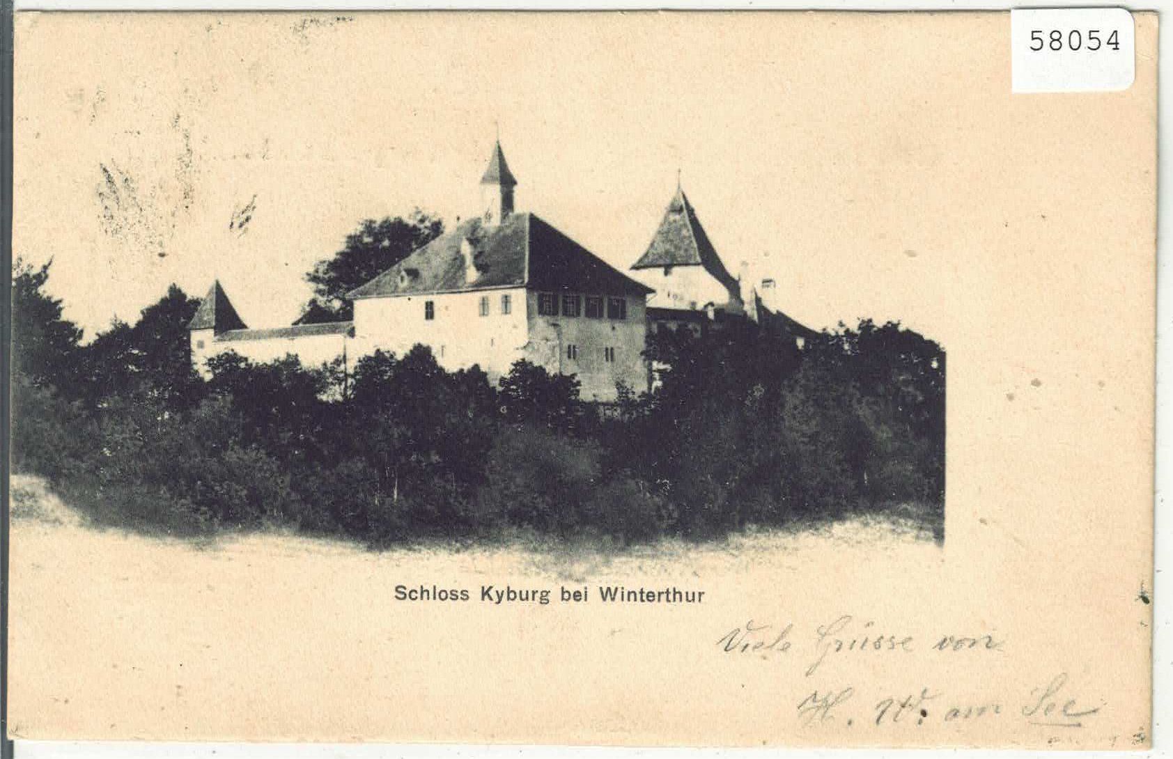 Cartoline postali: Schloss Kyburg bei Winterthur – Usato da Ettingen venduto da Kartenplanet