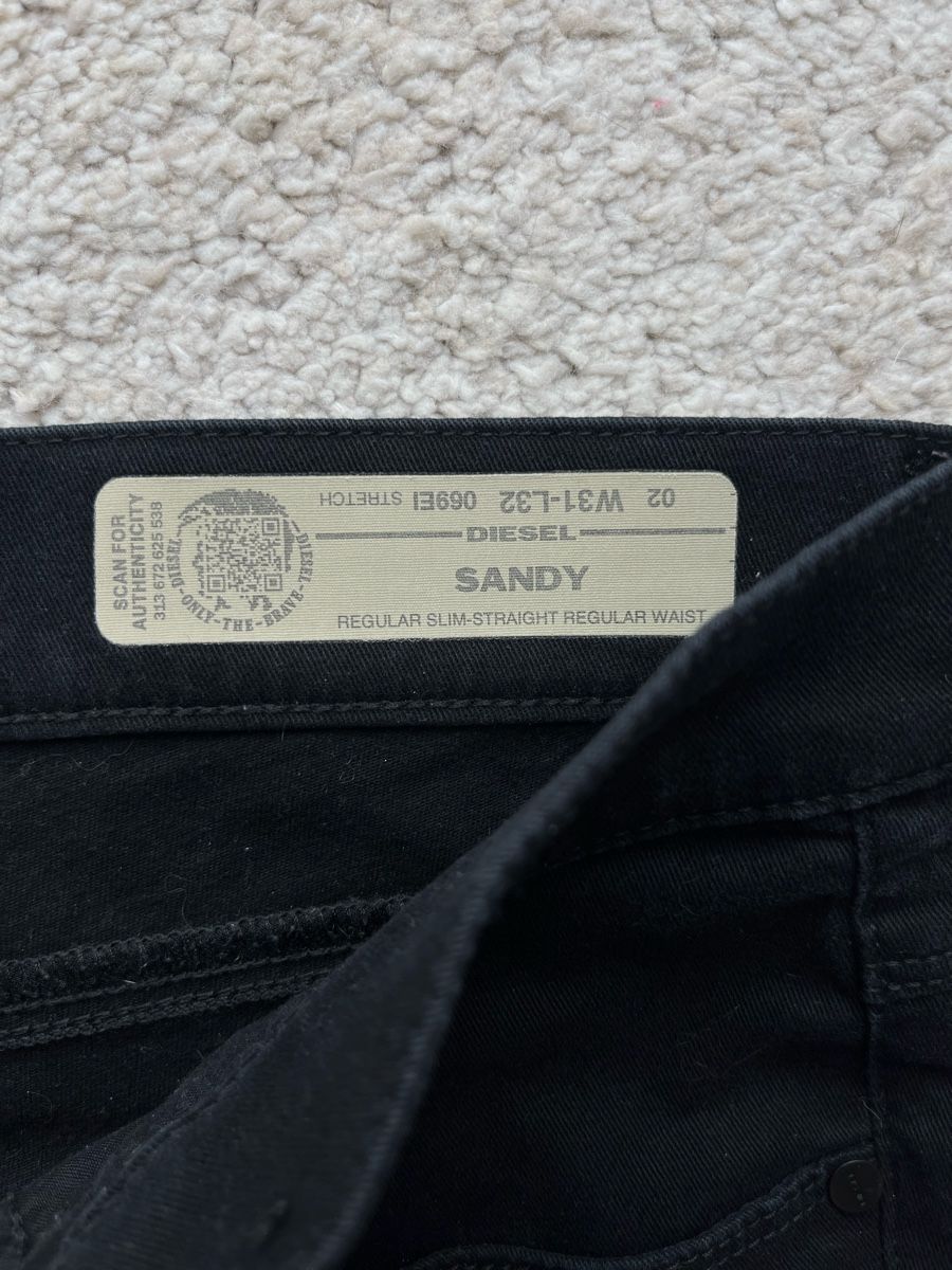 Diesel Jeans: Diesel schwarze Jeanshose Modell Sandy – Usato da Engelburg venduto da ali_jxd7 3