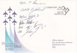 25 Jahre Patrouille Suisse (Militär-Kurierflug) 1989