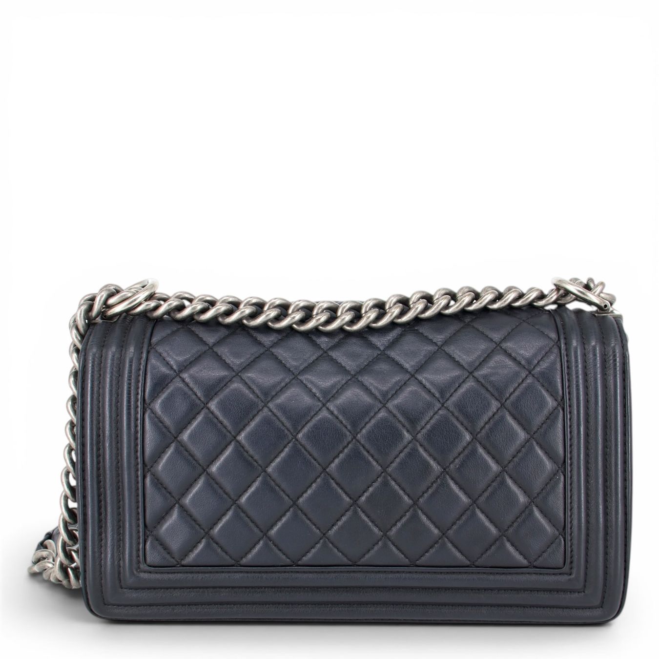 Chanel Borse da donna: Chanel Medium Boy schwarz RHW – Usato da Binningen venduto da Designerlabels 3