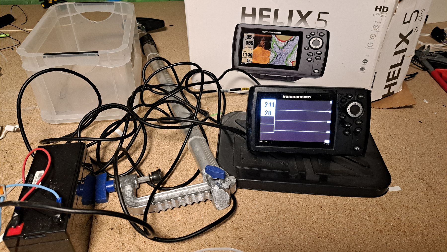 Humminbird Accessori: Fischfinder Humminbird Helix 5 – Usato da Interlaken venduto da HADA75