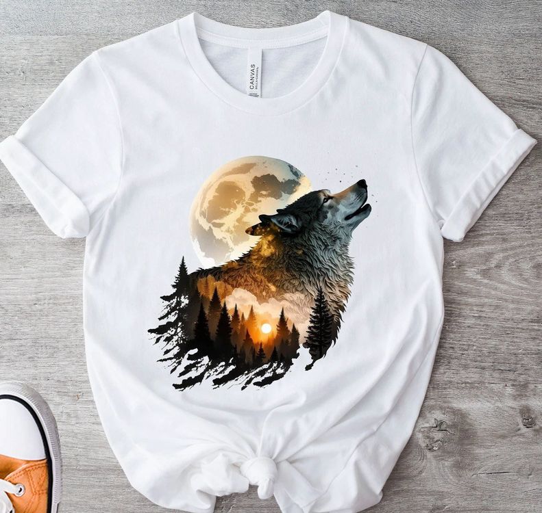 T shirt outlet mit wolf