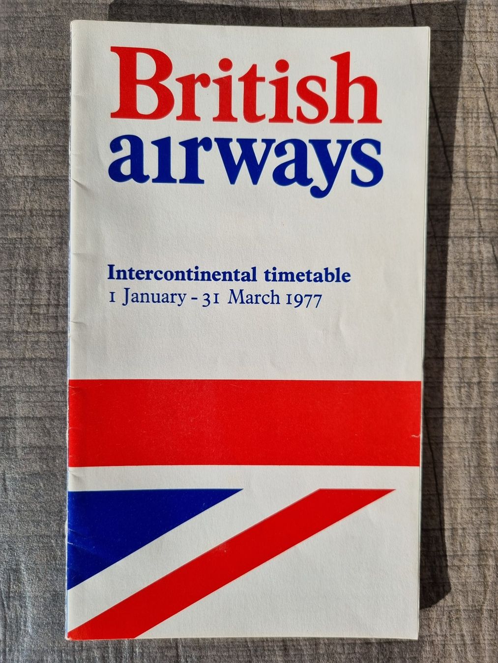 Documenti: British Airways Timetable von 1977 – Usato da Bözberg venduto da heinz-d