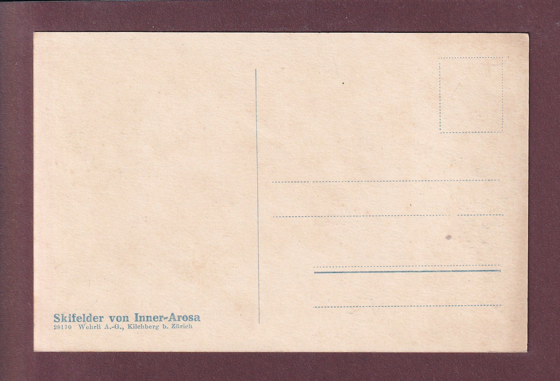 Cartoline postali: Skifelder von INNER-AROSA - Neujahr – Usato da Pully venduto da nicecards 1