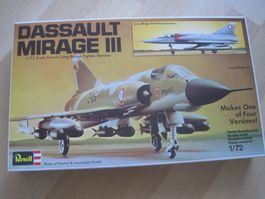 Dassault Mirage lll SCHWEIZ Flieger Italeri 1/72  Bausatz