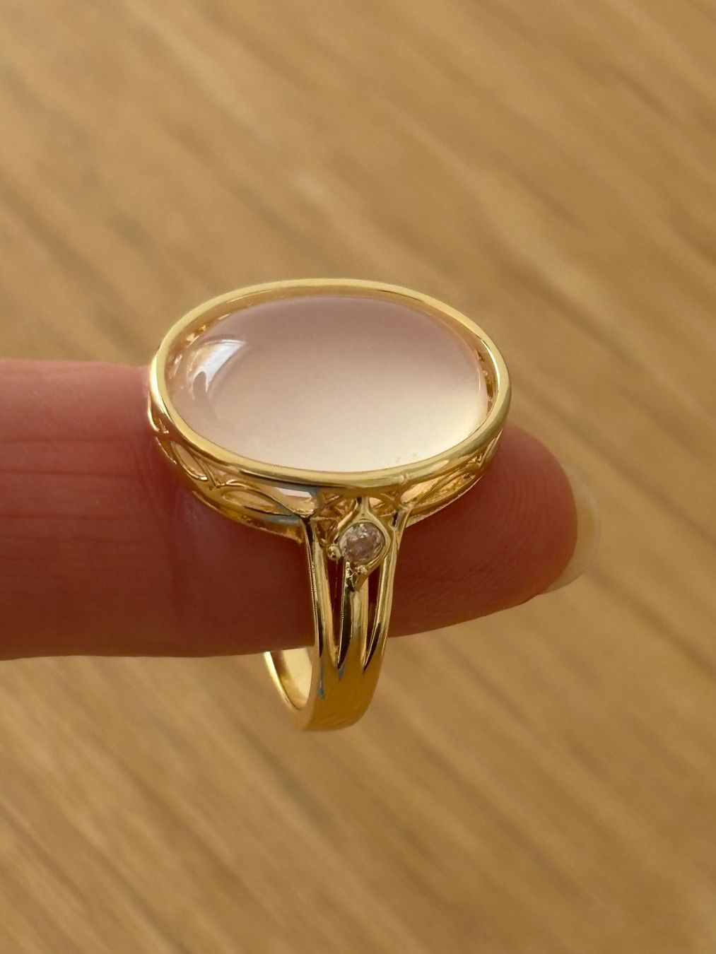 Anelli: Luxus Elegante Gr.19,5 / 9,5 Ring Farbe: Gold/Rosa – Nuovo (secondo la descrizione) da Biel-Bienne venduto da Roserosse13 3