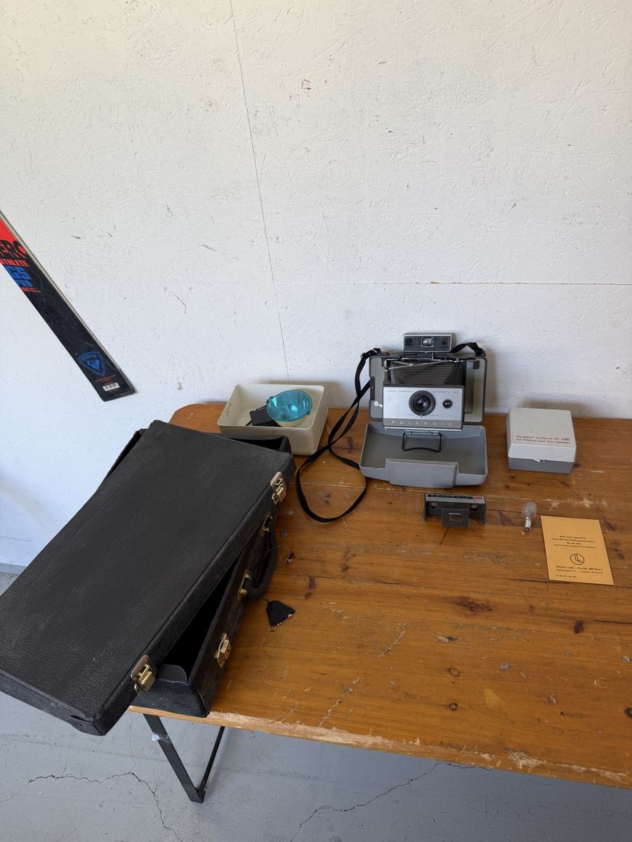 Polaroid Kamera: Polaroid Land Camera Automatic 103 Set mit Zubehör – Gebraucht aus Gurmels von SwissShop21