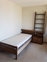 Vintage Schlafzimmer-Set (Bett, Kasten, Vitrine und Pult)