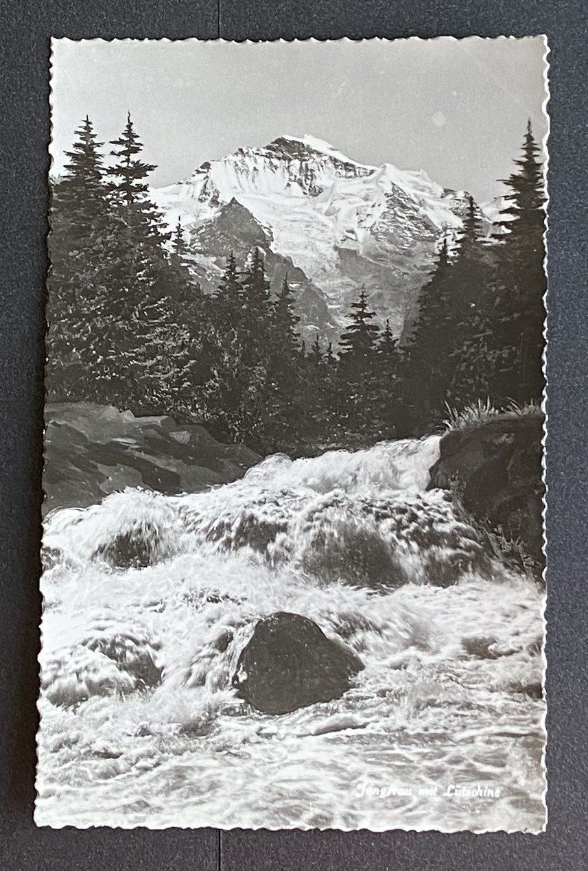Cartoline postali: AK Jungfrau mit Lütschine – Usato da Böckten venduto da Hansi36