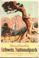 Broschüre Panoramakarte Schweizer Nationalpark 1948