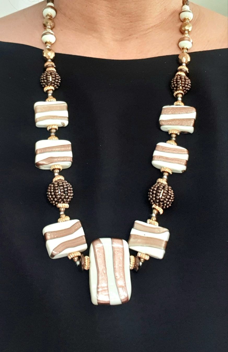 Murano Catenine: Murano Millefiori Collier – Nuovo e nell'imballaggio originale da Uetikon am See venduto da Coralreef