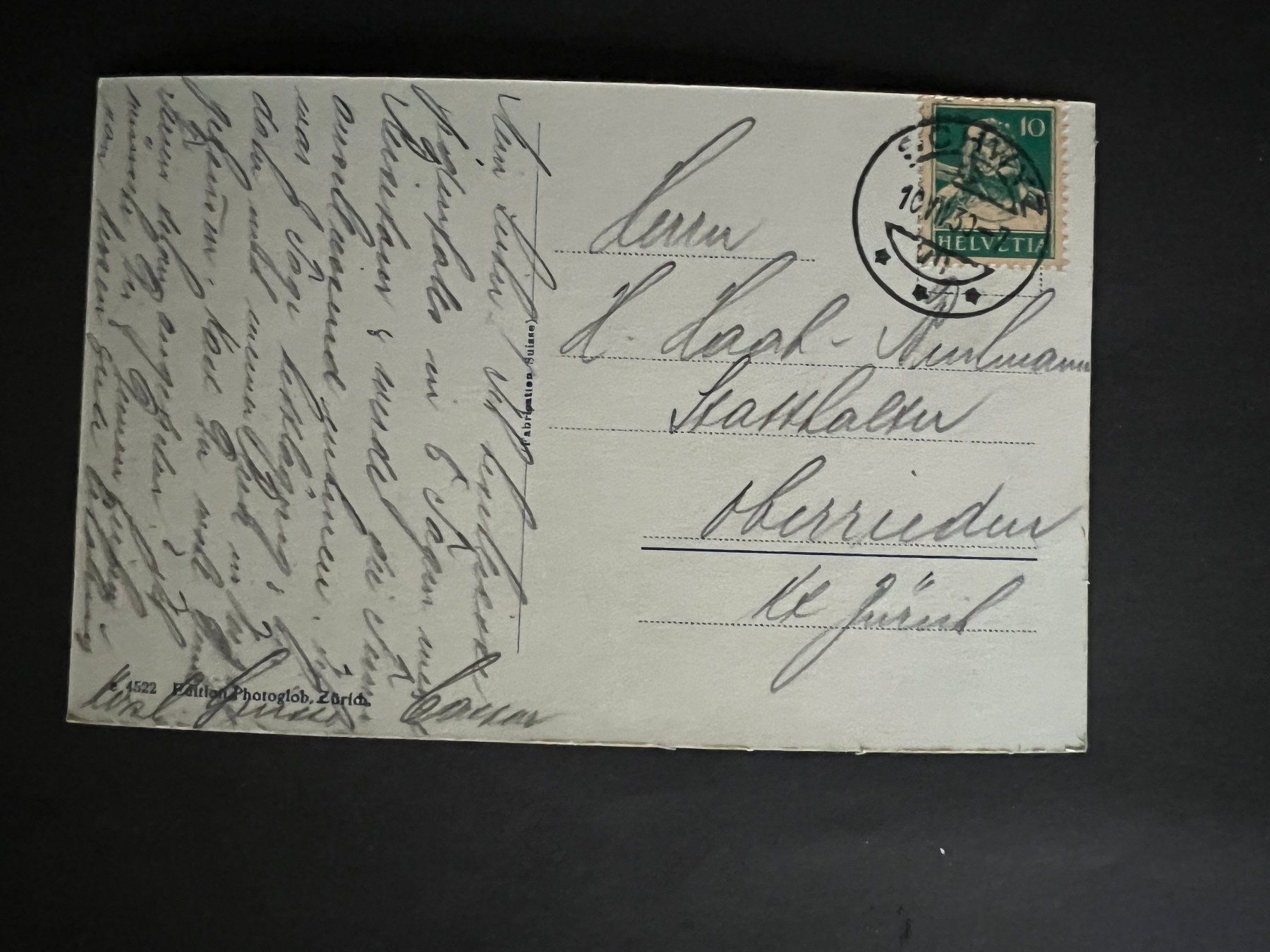 Cartoline postali: Ansichtskarte Luzern 1930  (V764) – Usato da Hinwil venduto da Sidi4 1