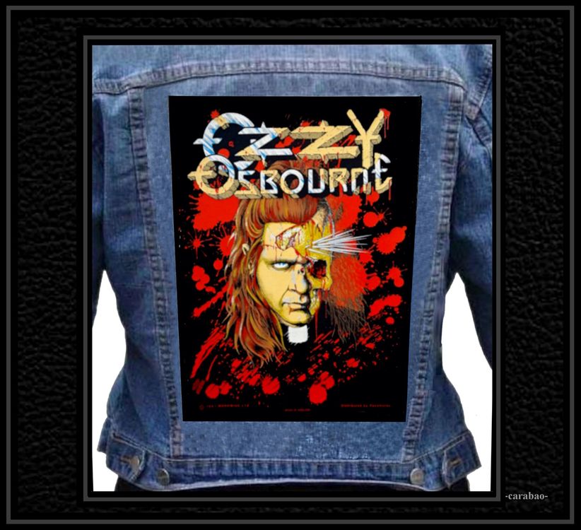 Rücken-Aufnäher *Ozzy Osbourne* - Original Back Patch (Neu (gemäss ...