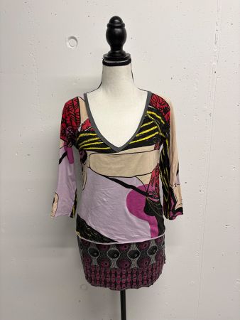 Custo Barcelona Shirt, Grösse XS, bunt gemustert Baumwolle