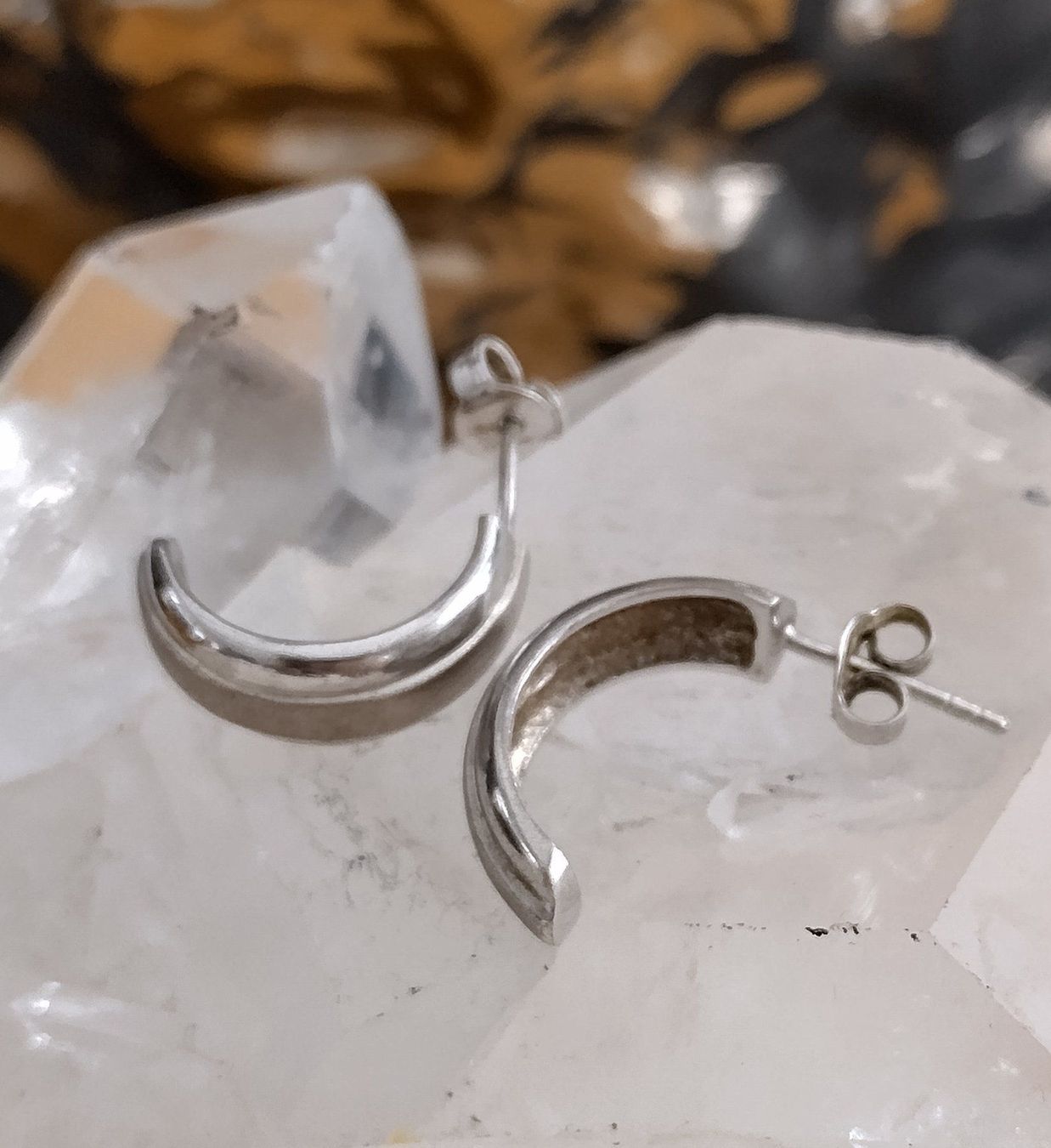 Orecchini pendenti & Orecchini a lobo: OHRRINGE SILBER 925  HALBCREOLEN – Usato da Romanshorn venduto da BoutiqueA 1
