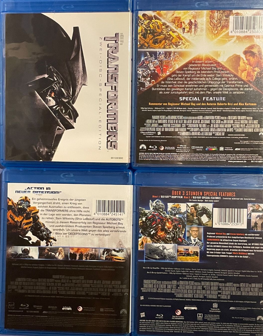 Tutti i DVDs: Transformers 1-4 / 4 - Movie Collection – Usato da Waldenburg venduto da Gonzo8 1
