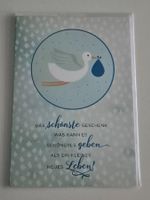 Grosse Glückwunsch Karte zum Baby / Geburt (Neu)