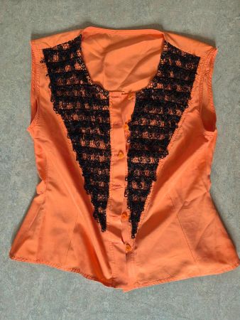 TOP MARIELLA BURANI ITALY SILK SOIE SEIDE S 36 ,TOLL ZU ROCK
