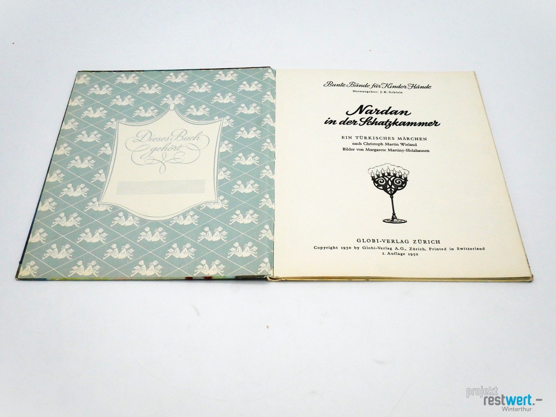 Libri: CH.M. WIELAND Nardan in der Schatzkammer – Usato da Winterthur venduto da Restwert_Winterthur 1