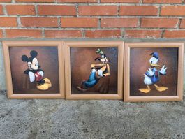 3 Walt Disney mickey mouse donald duck goofy Trickfilm comic