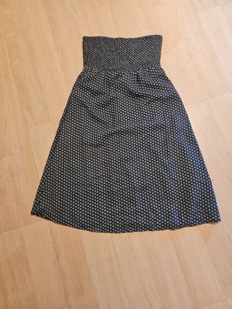 Robe d'été bustier Esprit, taille 34-36, (32D) noir/blanc