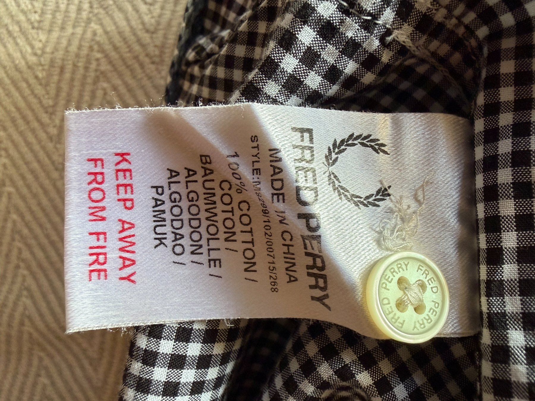 Fred Perry Chemises: FRED PERRY Hemd - Grösse S – D'occasion à Aarberg par umearocks 8