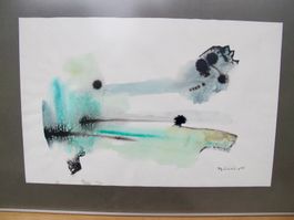 Fritz Pfister Aquarell von 1963  auf Papier