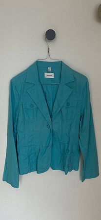 Biaggini Jacke Gr. 38  Leinen/Baumwolle  