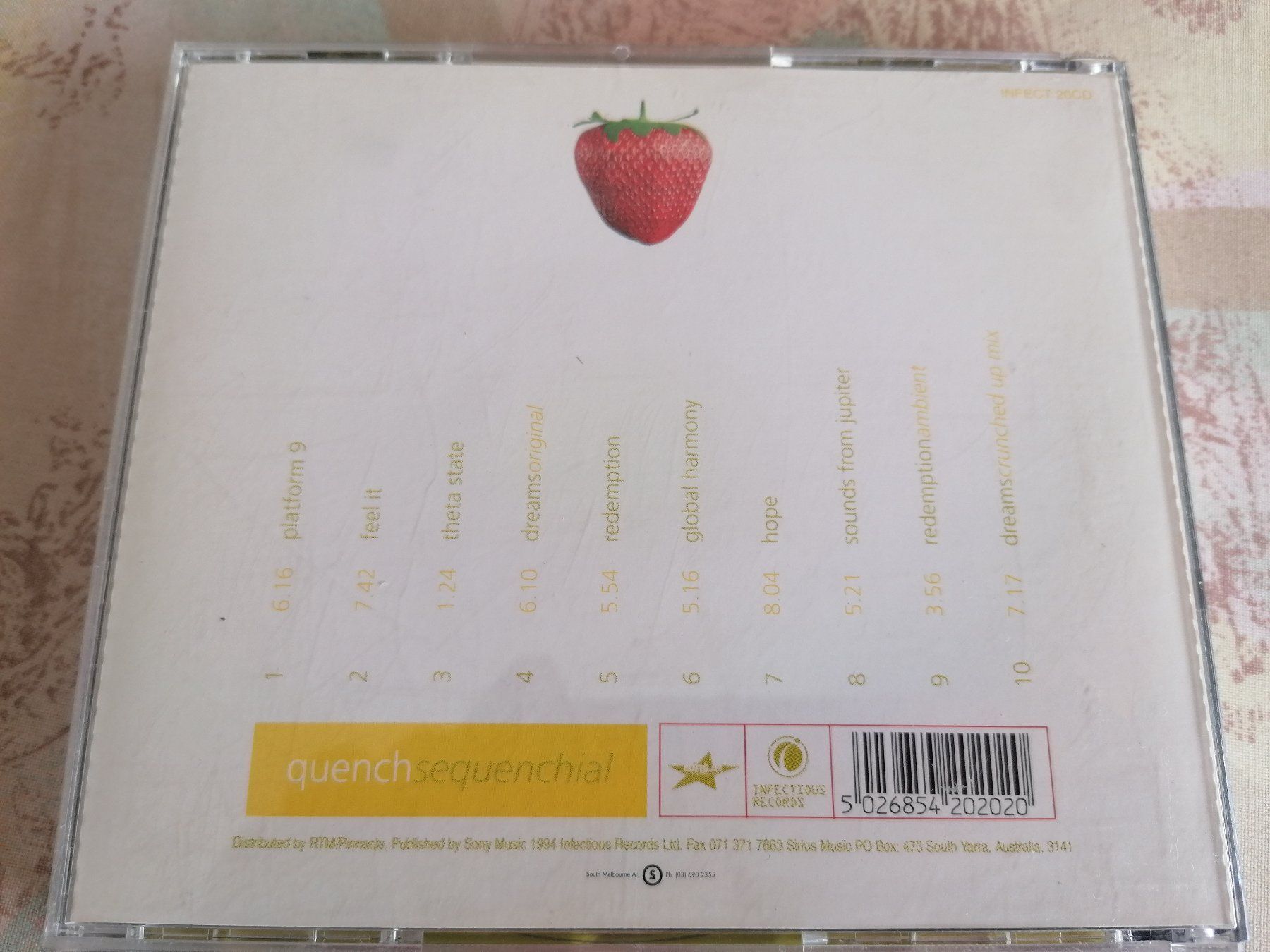 CDs: QUENCH - SEQUENCHIAL 1994 – D'occasion à Ermenswil par easyric 3