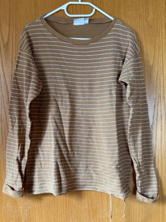 Pulli City Life, hellbraun gestreift
